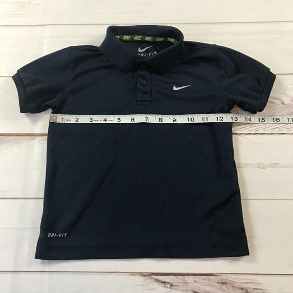 Nike Dri-Fit Kids Boys Navy Blue Polo Shirt XS - Picture 5 of 10